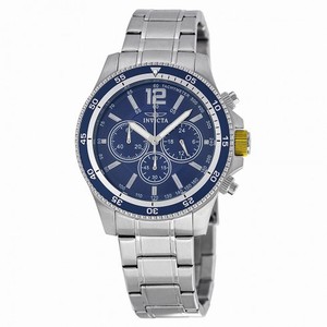 Invicta Specialty Chronograph Blue Dial Stainless Steel Men's Watch 13974