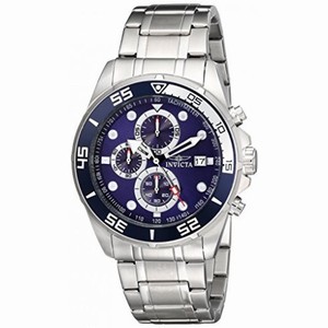 Invicta Specialty Chronograph Blue Dial Stainless Steel Men's Watch 17013