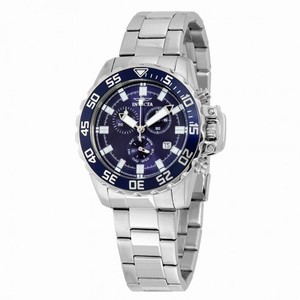 Invicta Specialty Chronograph Blue Dial Stainless Steel Swiss Quartz Men's Watch 13625