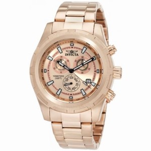 Invicta Specialty Chronograph Rose Gold-tone Dial Rose Gold-tone PVD Men's Watch 1562