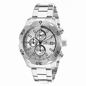 Invicta Specialty Chronograph Silver and Black Dial Gunmetal Ion-plated Men's Watch 17747