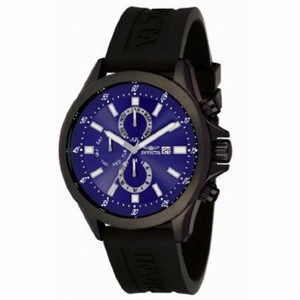 Invicta Specialty GMT Blue Dial Black IP Stainless Steel Men's Watch 1840