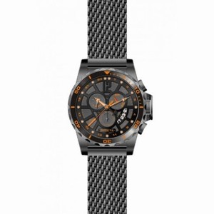 Invicta Specialty GMT Multi-Function Grey Dial Stainless Steel Men's Watch 80272