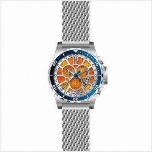 Invicta Specialty GMT Multi-Function Orange Dial Stainless Steel Men's Watch 80268