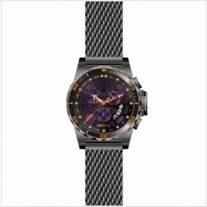 Invicta Specialty GMT Purple Dial Stainless Steel Men's Watch 80270