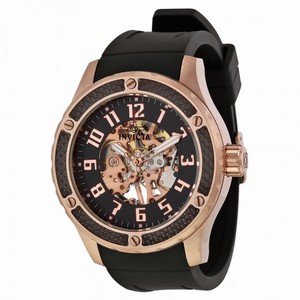 Invicta Specialty Mechanical Skeleton Dial Black Silicone Men's Watch 16280