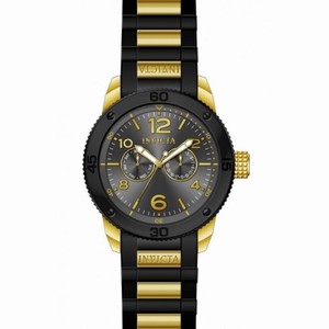 Invicta Specialty Multi-Function Black Dial Black Polyurethane Men's Watch 15810