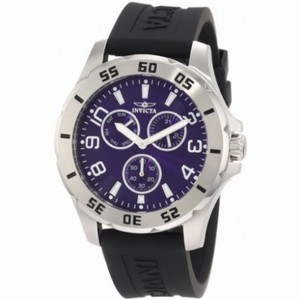 Invicta Specialty Multi-Function Blue Dial Black Rubber Men's Watch 1807