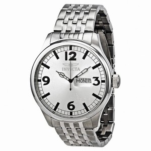 Invicta Specialty Silver Dial Stainless Steel Men's Watch 0370