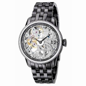 Invicta Specialty Silver Skeletal Dial Gunmetal Ion-plated Men's Watch 80015