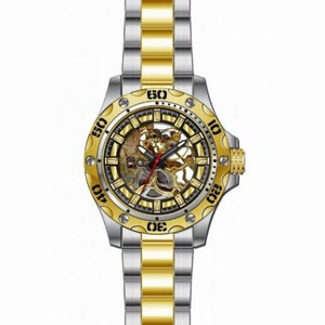 Invicta Specialty Translucent Gold Dial Two-tone Men's Watch 15229