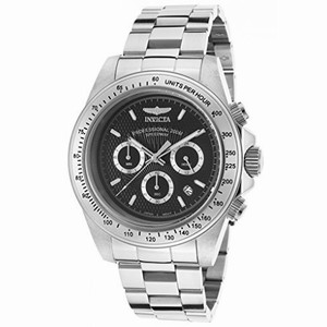 Invicta Speedway Chronograph Black Dial Stainless Steel Men's Watch 18390