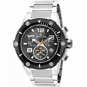 Invicta Speedway Chronograph Black Dial Stainless Steel Men's Watch 19528