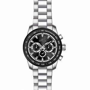 Invicta Speedway Chronograph Black Dial Stainless Steel Men's Watch 21796