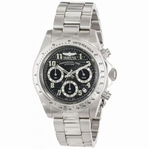 Invicta Speedway Chronograph Black Dial Strainless Steel Men's Watch 17025