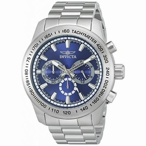 Invicta Speedway Chronograph Blue Dial Stainless Steel Men's Watch 21795