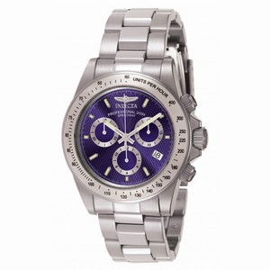 Invicta Speedway Chronograph Blue Dial Stainless Steel Men's Watch 7027