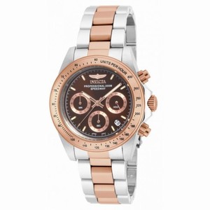 Invicta Speedway Chronograph Brown Dial Two-tone Men's Watch 17029
