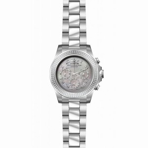 Invicta Speedway Chronograph Mother of Pearl Dial Stainless Steel Men's Watch 16258