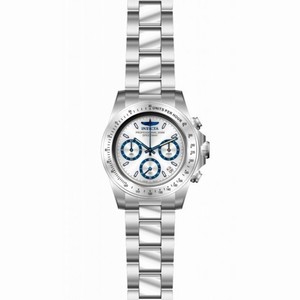 Invicta Speedway Chronograph Silver Dial Stainless Steel Men's Watch 17311