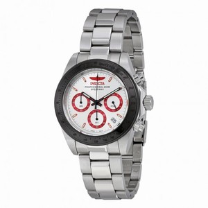 Invicta Speedway Chronograph Silver Dial Stainless Steel Men's Watch 17314