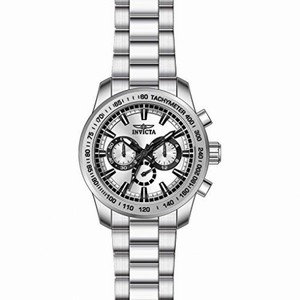 Invicta Speedway Chronograph Silver Dial Stainless Steel Men's Watch 21794