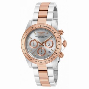 Invicta Speedway Chronograph Silver Dial Two-tone Men's Watch 17030