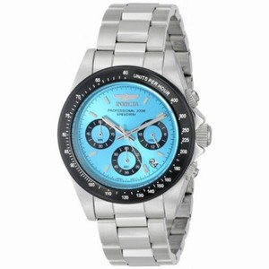 Invicta Speedway Chronograph Turquoise Dial Stainless Steel Men's Watch 15589