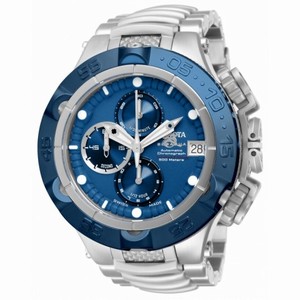 Invicta Subaqua Automatic Chronograph Blue Dial Stainless Steel Men's Watch 12871