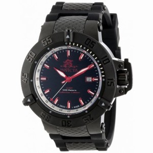 Invicta Subaqua Black Dial Black Polyurethane Men's Watch 13919