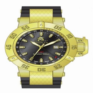 Invicta Subaqua Black Dial Black Polyurethane Men's Watch 80424