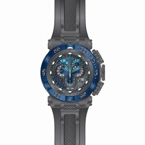 Invicta Subaqua Chronograh Blue Dial Grey Polyurethane Men's Watch 18533
