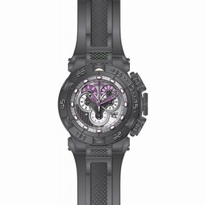 Invicta Subaqua Chronograph Antique Silver Dial Grey Polyurethane Grey Ion-plated Men's Watch 18532
