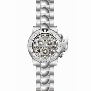 Invicta Subaqua Chronograph Black and Silver Dial Stainless Steel Men's Watch 14488