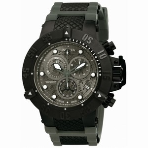 Invicta Subaqua Chronograph Black Dial Black Ion-plated Men's Watch 15144