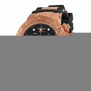 Invicta Subaqua Chronograph Black Dial Black Polyurethane Men's Watch 15803