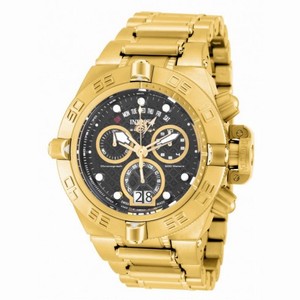 Invicta Subaqua Chronograph Black Dial Gold-plated Men's Watch 17607