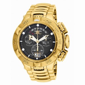Invicta Subaqua Chronograph Black Dial Gold-plated Men's Watch 17625