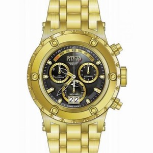 Invicta Subaqua Chronograph Black Dial Gold-plated Men's Watch 80487