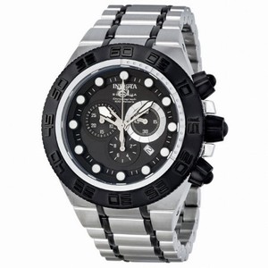 Invicta Subaqua Chronograph Black Dial Quartz Stainless Steel Men's Watch 1940