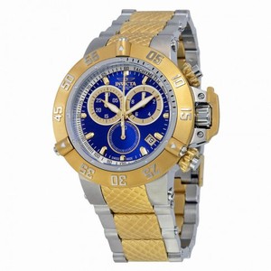 Invicta Subaqua Chronograph Blue and White Dial Two-tone Men's Watch 15946