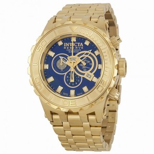 Invicta Subaqua Chronograph Blue Dial 18kt Gold-plated Men's Watch 6902