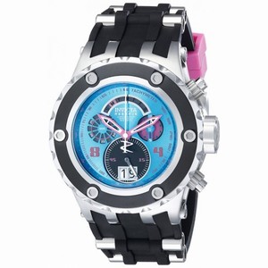 Invicta Subaqua Chronograph Blue Dial Black Silicone Men's Watch 16252