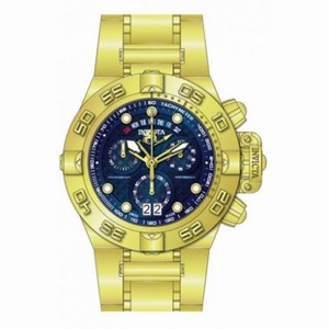 Invicta Subaqua Chronograph Blue Dial Gold-plated Men's Watch 14498