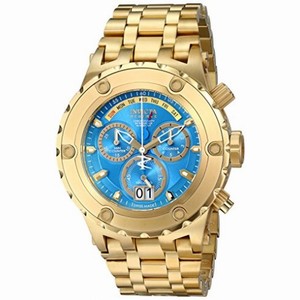 Invicta Subaqua Chronograph Blue Dial Gold-plated Men's Watch 16884