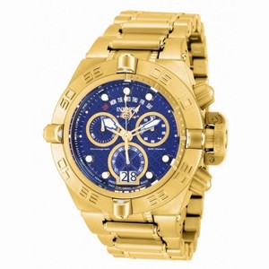 Invicta Subaqua Chronograph Blue Dial Gold-plated Men's Watch 17608