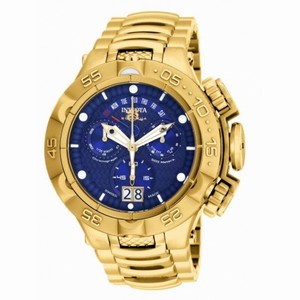 Invicta Subaqua Chronograph Blue Dial Gold-plated Men's Watch 17626