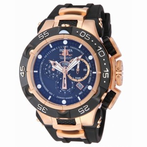 Invicta Subaqua Chronograph Blue Dial Gold-tone Ion Plated Men's Watch 12888