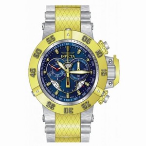 Invicta Subaqua  Chronograph Blue Dial Two-tone Stainless Steel Men's Watch 80507