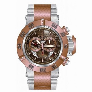 Invicta Subaqua Chronograph Brown Dial Two-tone Men's Watch 80504